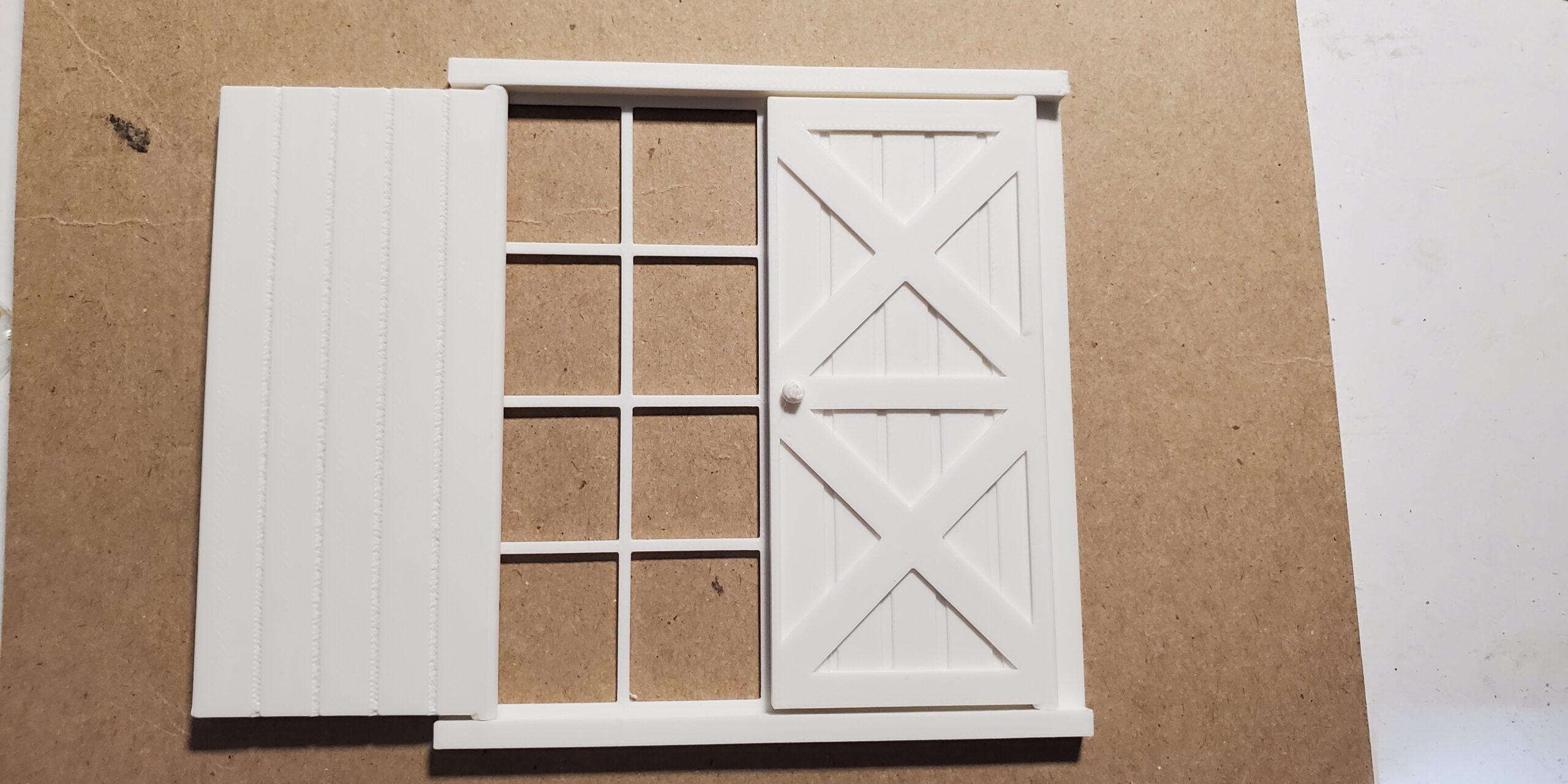 How to Print Miniature Windows with Working Shutters