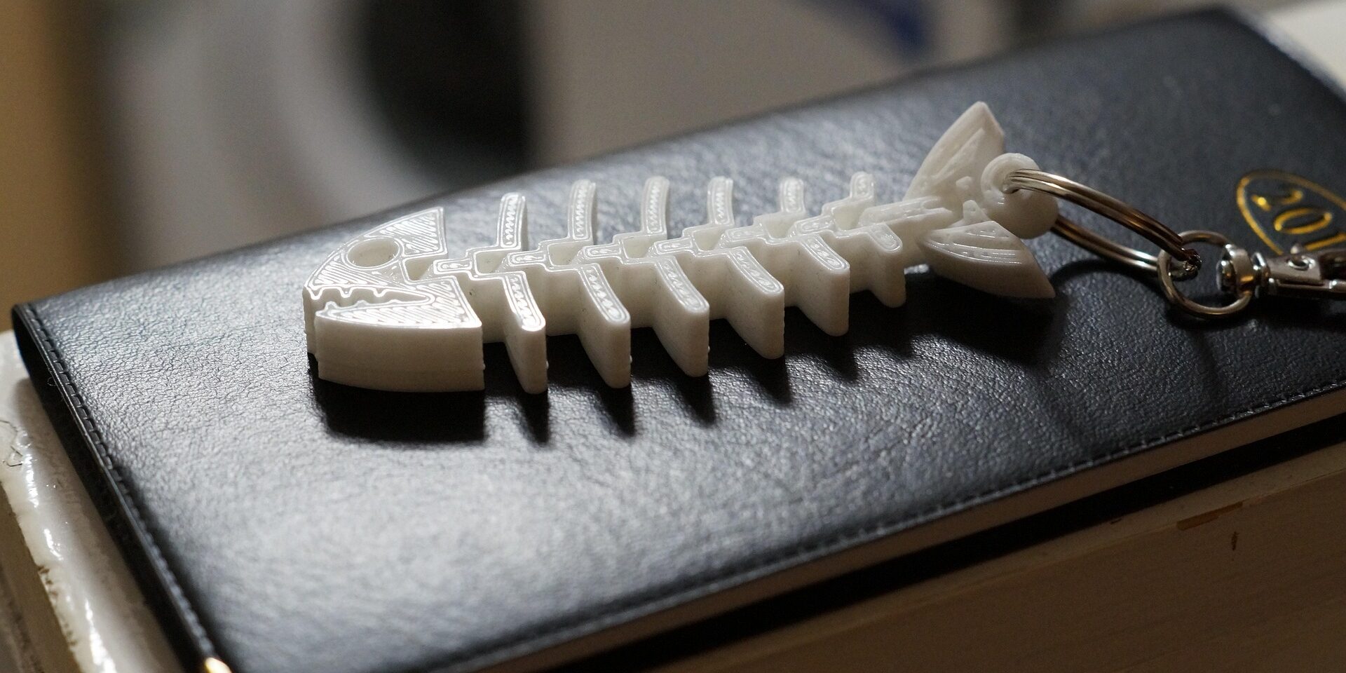 3D printed fish texture showing detailed surface quality achievable with FDM printing