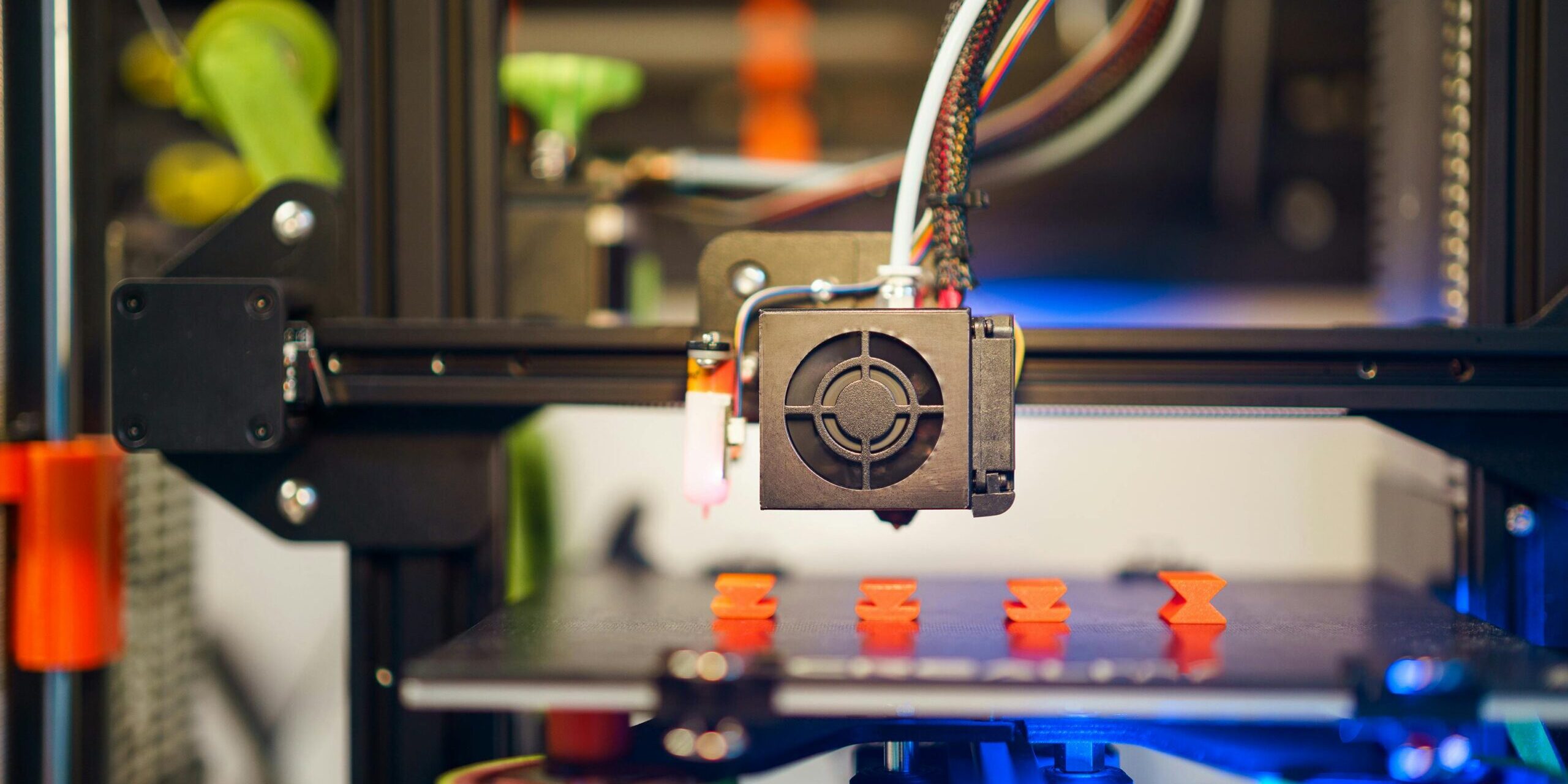 3D printer overhang test showing maximum printable angle without supports
