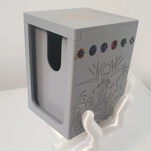 OreKo MTG Modern Horizons 3 Eldrazi Incursion deck box standard size 3D printed in PLA showing full assembly