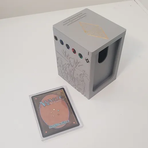 OreKo MTG Modern Horizons 3 Eldrazi Incursion deck box standard size side view showing cap fit on box body