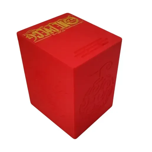 OreKo One Piece deck box Jolly Roger skull cap printed in white on black box base