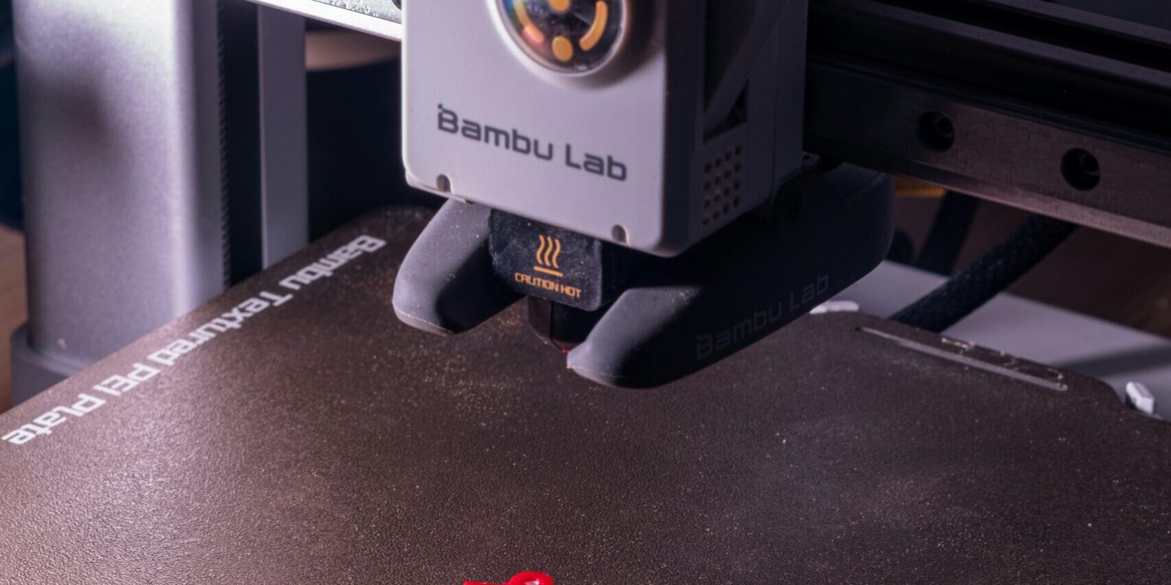 bambu-xmas Bambu Lab printer decorated for Christmas showing community maker culture