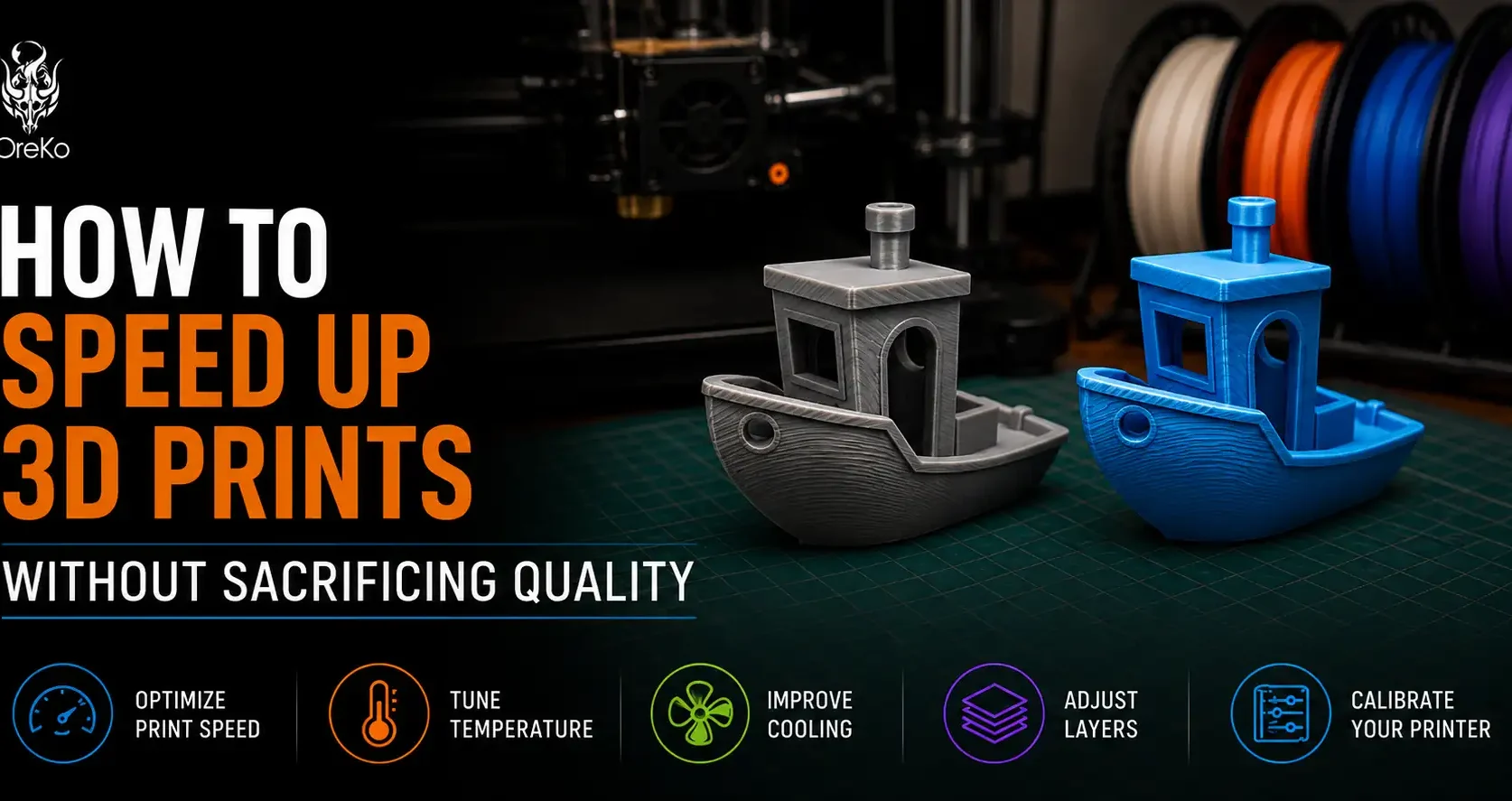 how to speed up 3d prints