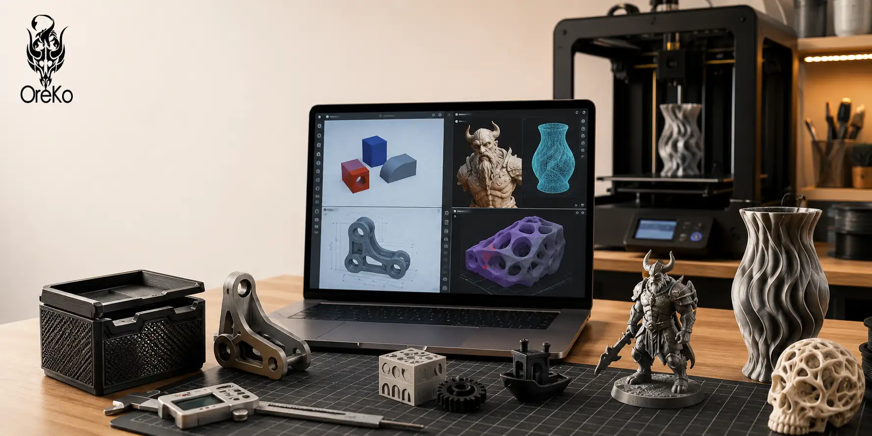 Best free 3D modeling tools for 3D printing in 2026 including beginner software options