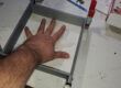 OreKo XL adjustable mold box close up showing 90 degree corner joint design for leak-free silicone and resin molds
