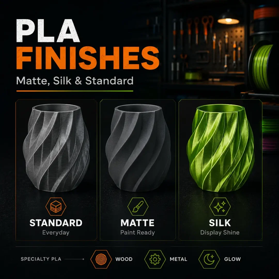 3-types-q60 PLA Finishes