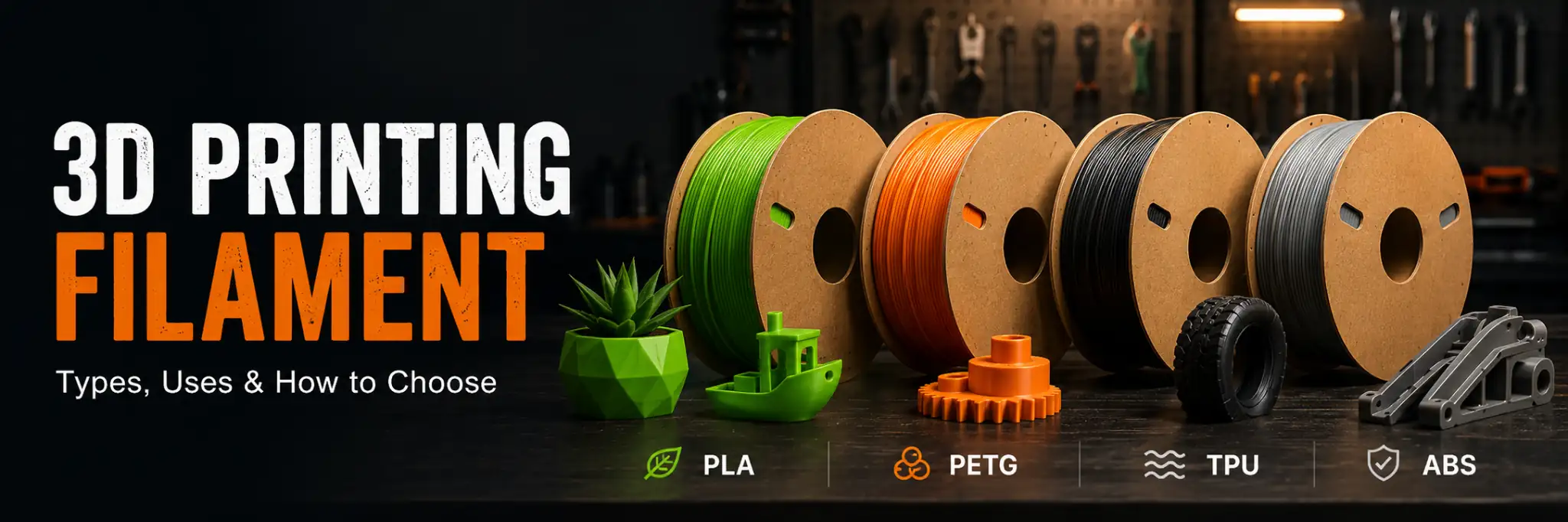 3D Printing Filament: Types, Uses, and How to Choose